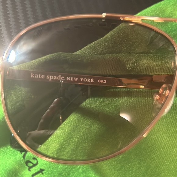 Kate Spade Emmaline Rose Gold Aviators - Picture 5 of 5